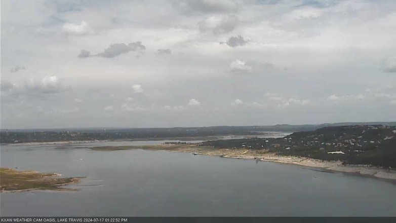 Lake Travis webcam, July 17, 2024 1:25 PM CT