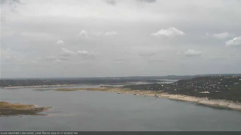 Lake Travis webcam, July 17, 2024 2:00 PM CT