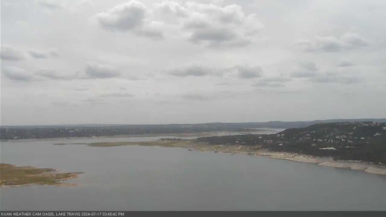 Lake Travis webcam, July 17, 2024 3:45 PM CT