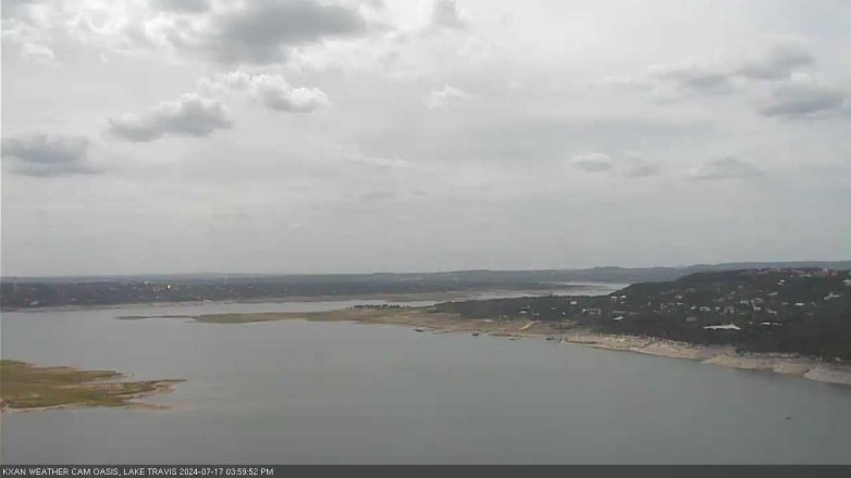 Lake Travis webcam, July 17, 2024 4:00 PM CT
