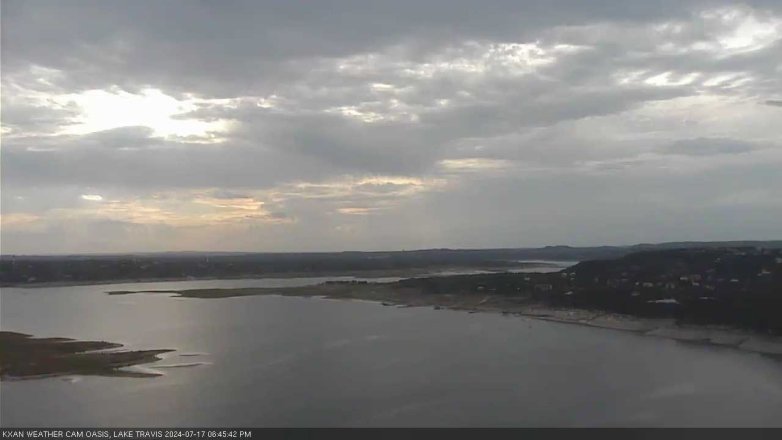Lake Travis webcam, July 17, 2024 6:45 PM CT