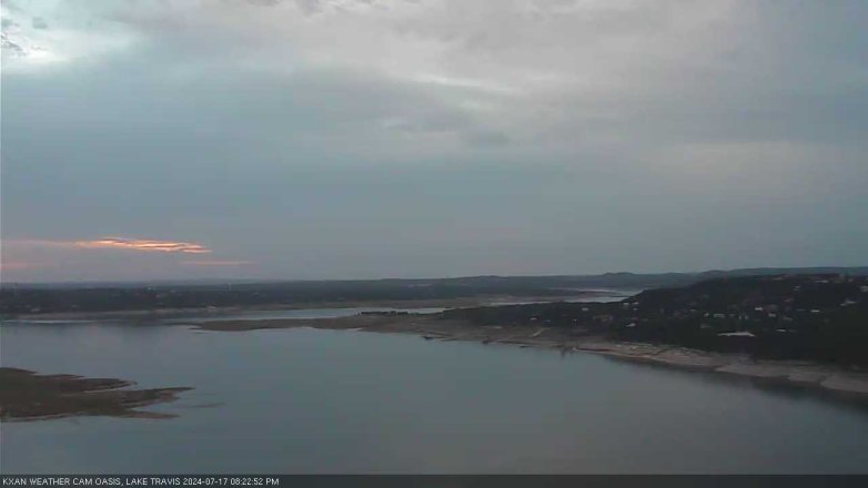 Lake Travis webcam, July 17, 2024 8:25 PM CT