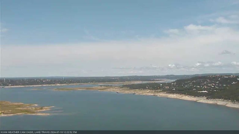 Lake Travis webcam, July 18, 2024 12:25 PM CT