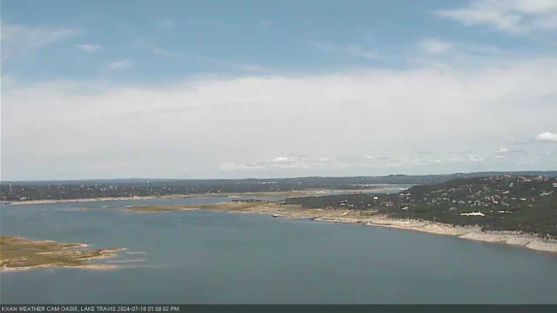Lake Travis webcam, July 18, 2024 1:00 PM CT