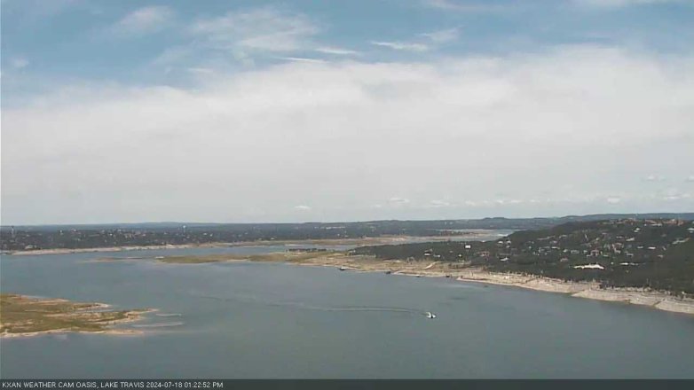 Lake Travis webcam, July 18, 2024 1:25 PM CT
