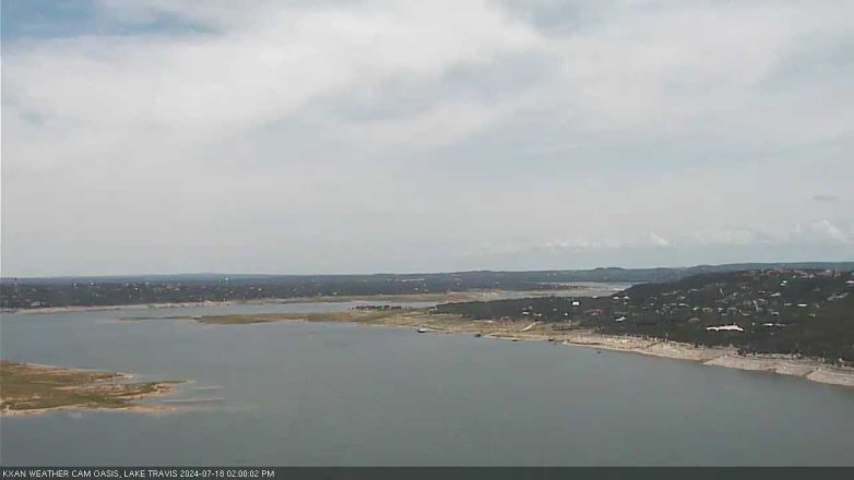 Lake Travis webcam, July 18, 2024 2:00 PM CT