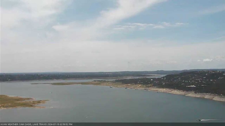 Lake Travis webcam, July 18, 2024 3:00 PM CT