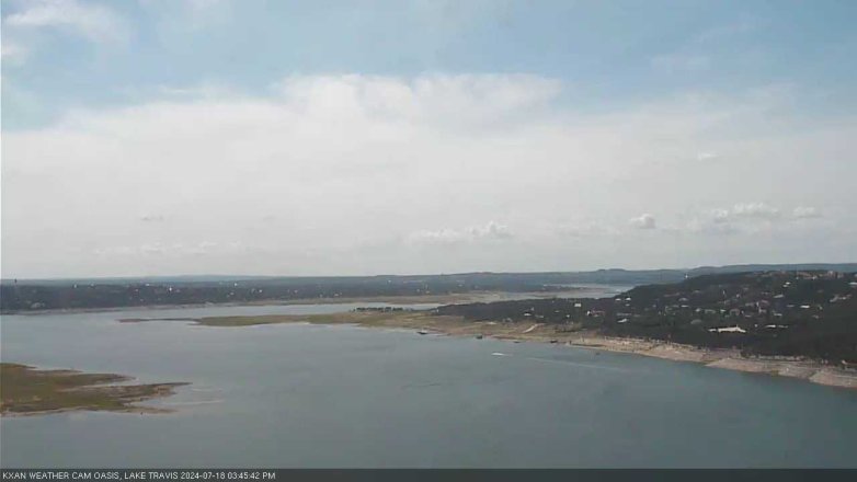 Lake Travis webcam, July 18, 2024 3:45 PM CT