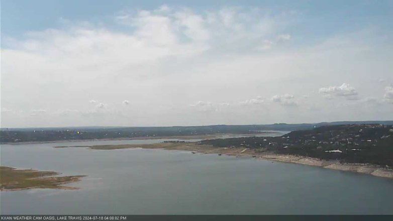 Lake Travis webcam, July 18, 2024 4:00 PM CT