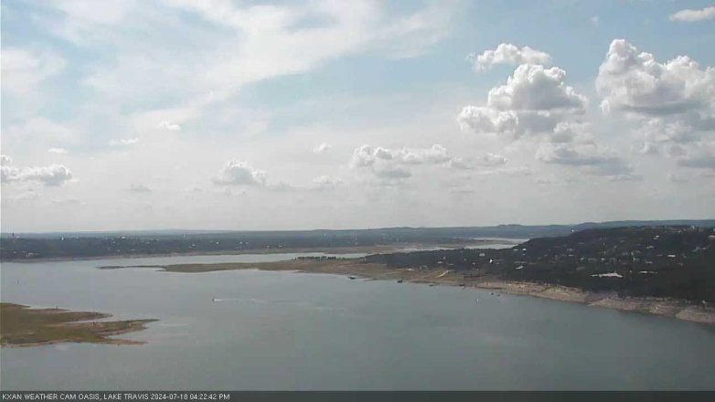 Lake Travis webcam, July 18, 2024 4:25 PM CT