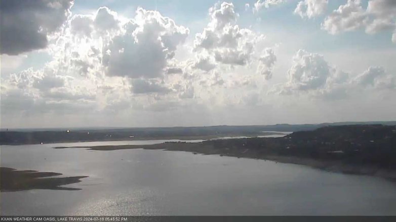 Lake Travis webcam, July 18, 2024 5:45 PM CT