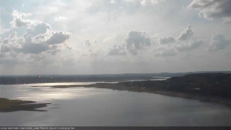 Lake Travis webcam, July 18, 2024 6:00 PM CT