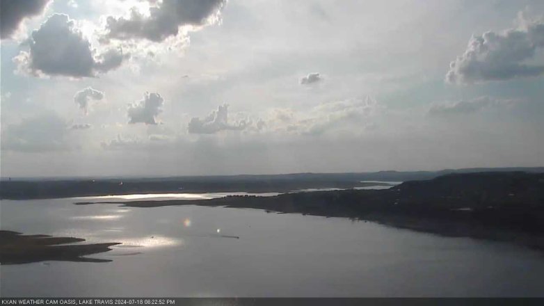 Lake Travis webcam, July 18, 2024 6:25 PM CT