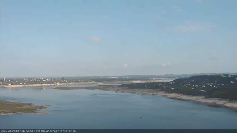 Lake Travis webcam, July 19, 2024 9:25 AM CT