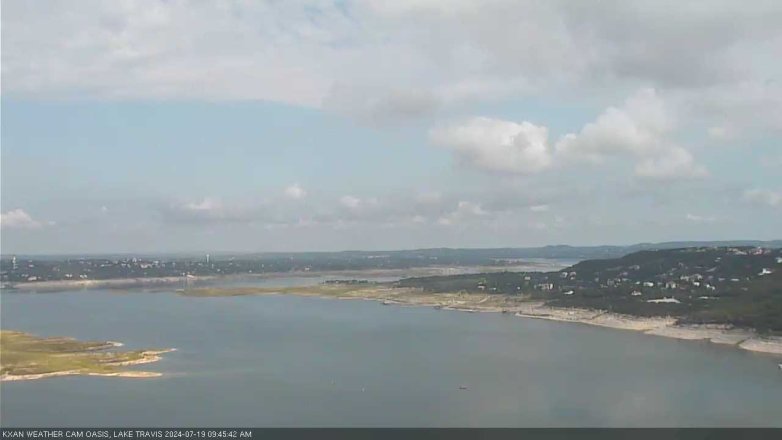 Lake Travis webcam, July 19, 2024 9:45 AM CT