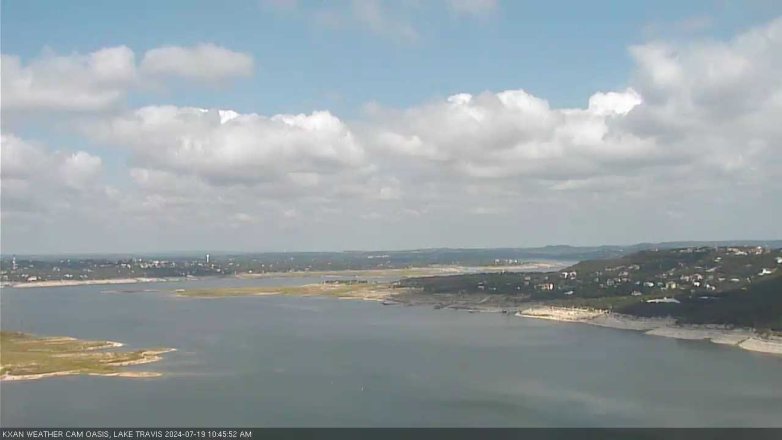 Lake Travis webcam, July 19, 2024 10:45 AM CT