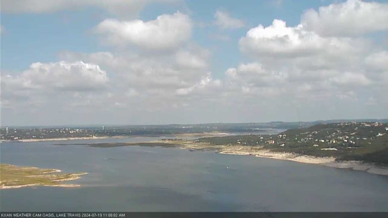 Lake Travis webcam, July 19, 2024 11:00 AM CT