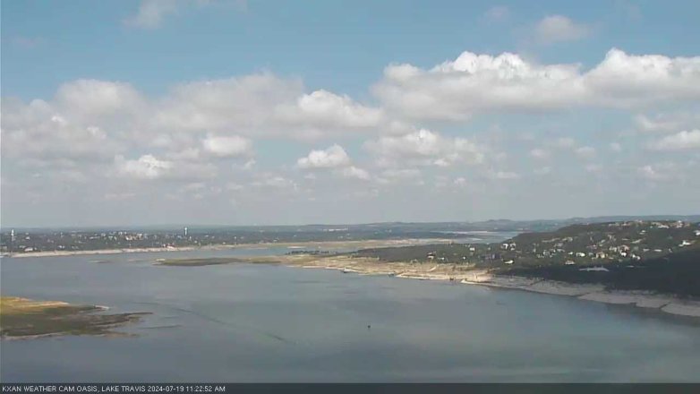 Lake Travis webcam, July 19, 2024 11:25 AM CT