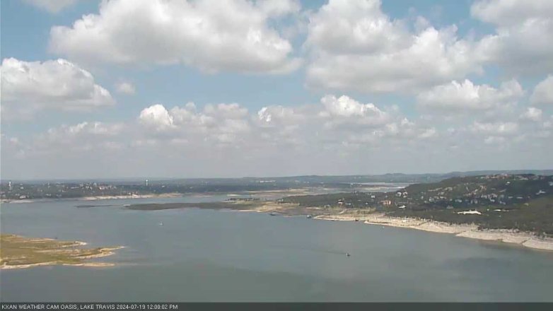 Lake Travis webcam, July 19, 2024 12:00 PM CT