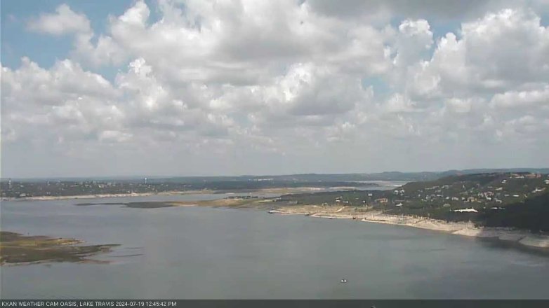 Lake Travis webcam, July 19, 2024 12:45 PM CT