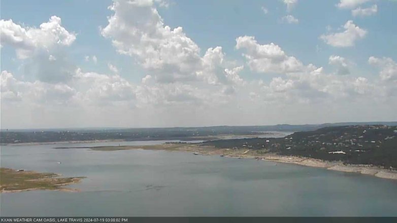 Lake Travis webcam, July 19, 2024 3:00 PM CT