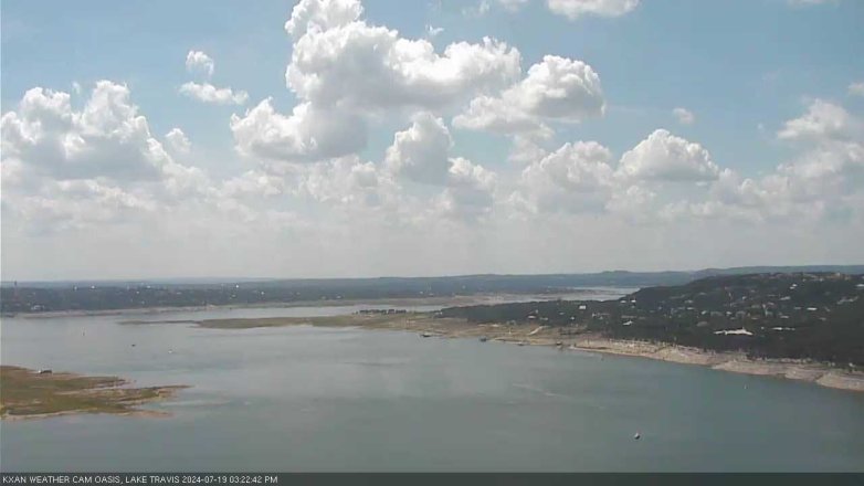 Lake Travis webcam, July 19, 2024 3:25 PM CT