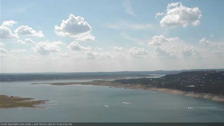Lake Travis webcam, July 19, 2024 4:25 PM CT