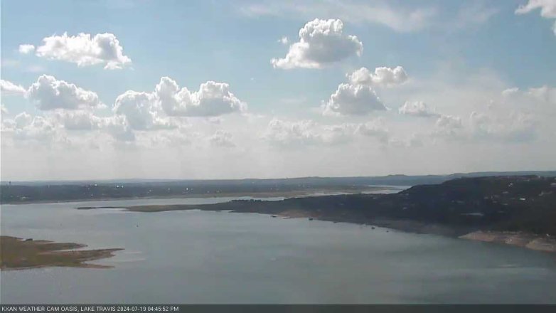 Lake Travis webcam, July 19, 2024 4:45 PM CT