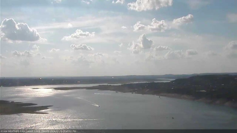Lake Travis webcam, July 19, 2024 5:45 PM CT