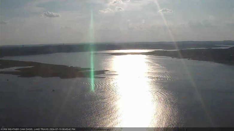 Lake Travis webcam, July 19, 2024 6:45 PM CT
