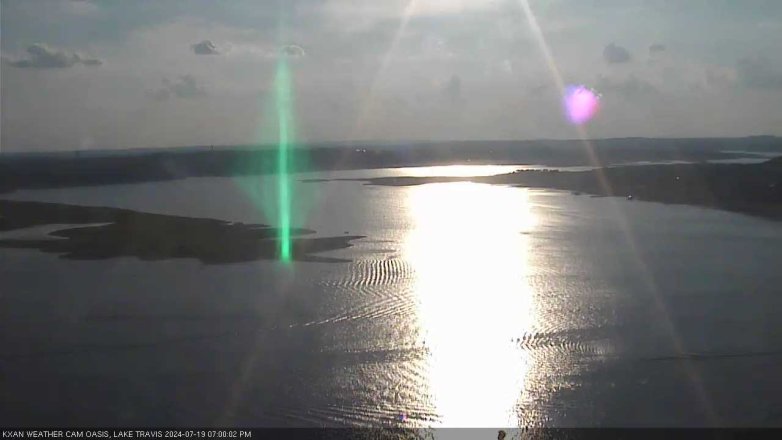 Lake Travis webcam, July 19, 2024 7:00 PM CT