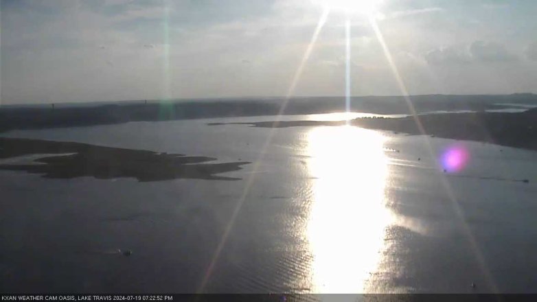 Lake Travis webcam, July 19, 2024 7:25 PM CT