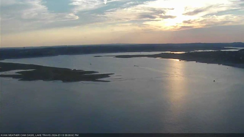 Lake Travis webcam, July 19, 2024 8:00 PM CT