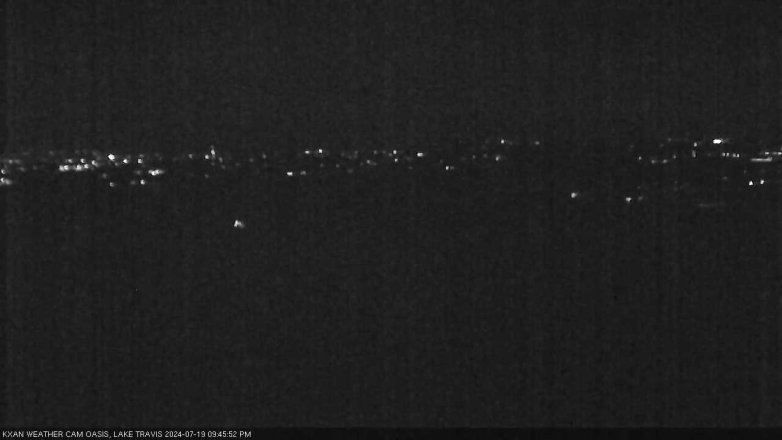 Lake Travis webcam, July 19, 2024 9:45 PM CT
