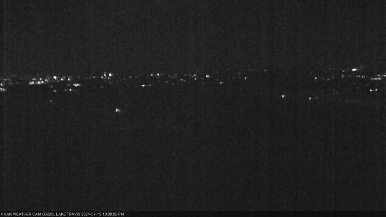 Lake Travis webcam, July 19, 2024 10:00 PM CT