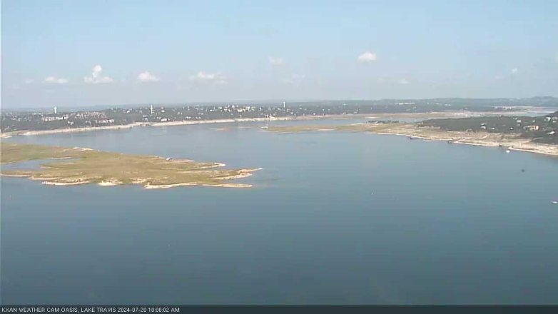 Lake Travis webcam, July 20, 2024 10:00 AM CT