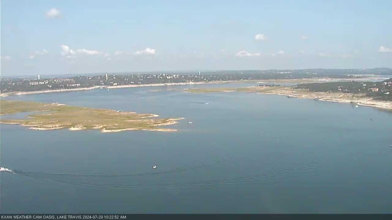 Lake Travis webcam, July 20, 2024 10:25 AM CT