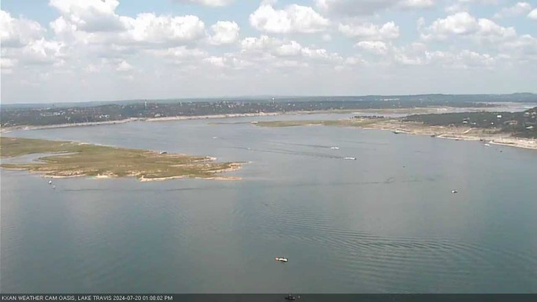 Lake Travis webcam, July 20, 2024 1:00 PM CT
