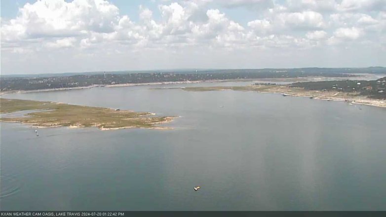 Lake Travis webcam, July 20, 2024 1:25 PM CT
