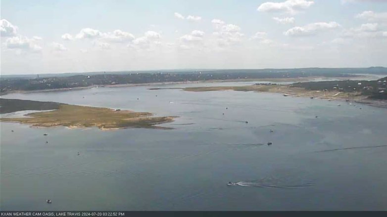 Lake Travis webcam, July 20, 2024 3:25 PM CT
