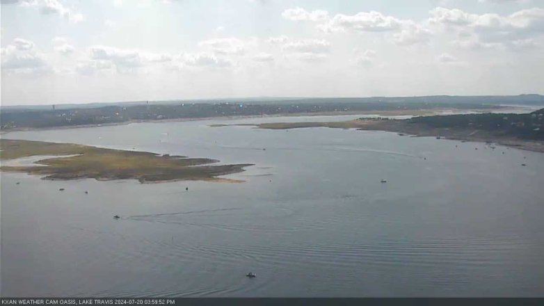 Lake Travis webcam, July 20, 2024 4:00 PM CT