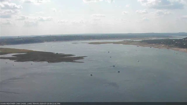 Lake Travis webcam, July 20, 2024 4:25 PM CT