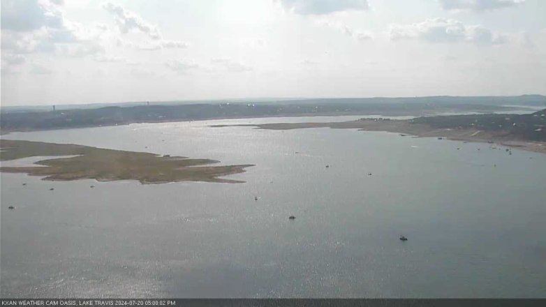 Lake Travis webcam, July 20, 2024 5:00 PM CT