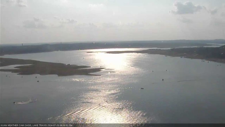 Lake Travis webcam, July 20, 2024 6:00 PM CT