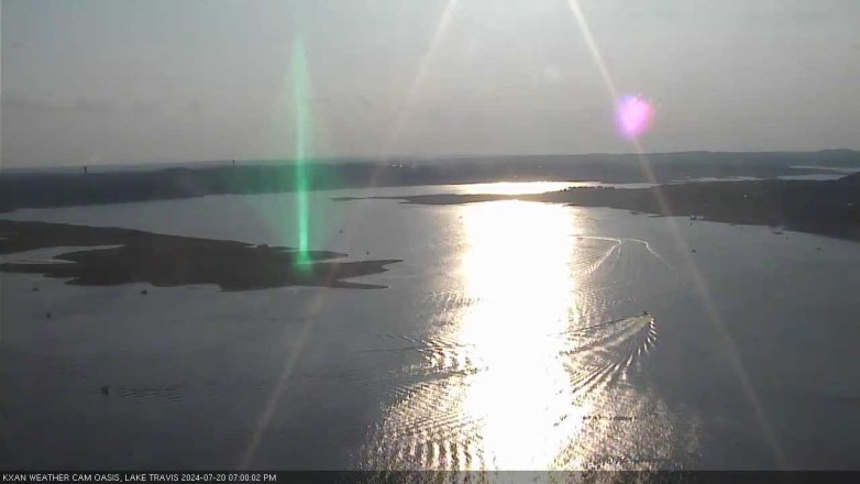 Lake Travis webcam, July 20, 2024 7:00 PM CT