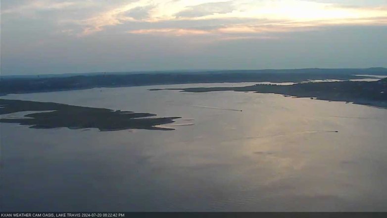 Lake Travis webcam, July 20, 2024 8:25 PM CT