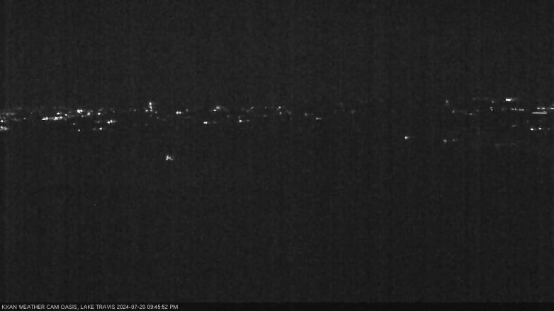 Lake Travis webcam, July 20, 2024 9:45 PM CT