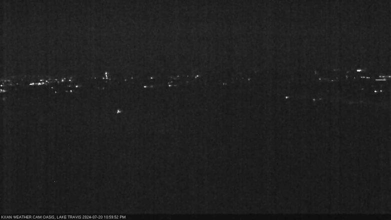 Lake Travis webcam, July 20, 2024 11:00 PM CT