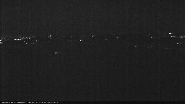 Lake Travis webcam, July 20, 2024 11:25 PM CT