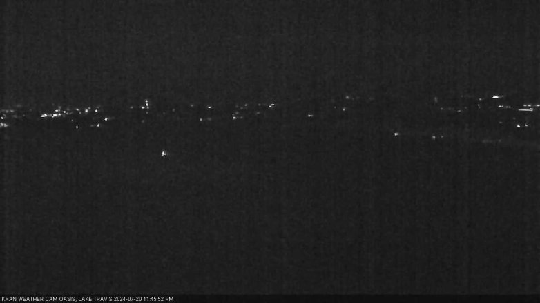 Lake Travis webcam, July 20, 2024 11:45 PM CT
